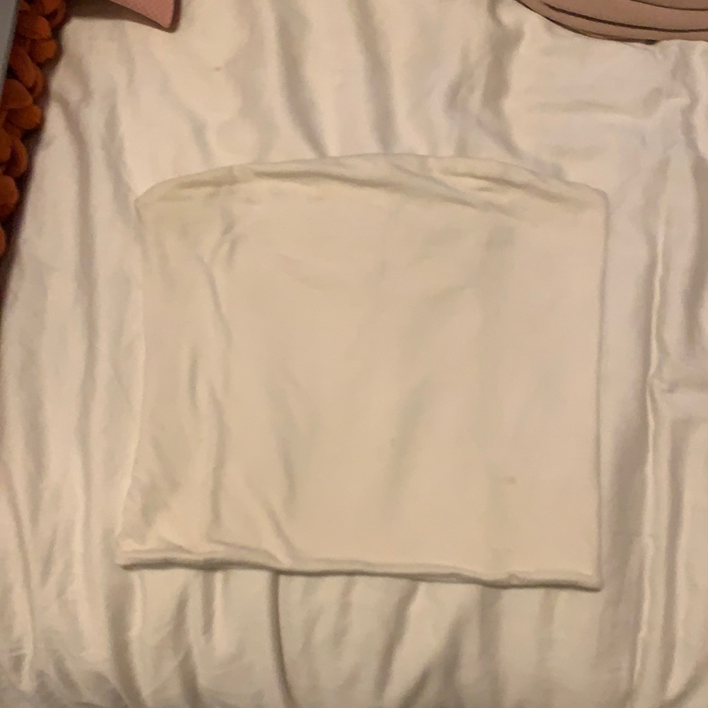 White Brandy Melville Tube Top